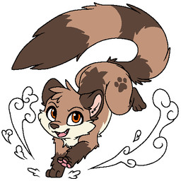 ambiguous_gender brown_body brown_fur feral front_view fur landing mascot short_stack xenoyia maple_(pawprint.ing) gulonine mammal marten mustelid musteline pine_marten 1:1 digital_media_(artwork) low_res oekaki pawprint.ing_(artwork)
