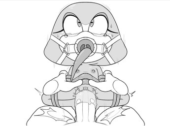 abdominal_bulge anthro anthro_penetrated bdsm bodily_fluids bondage bondage_gear bound deep_penetration disembodied_hand duo eyelashes female female_on_human first_person_view flat_chested fleshlight_position gag gag_mask human_on_anthro human_penetrating human_penetrating_anthro interspecies larger_human larger_male loli long_tongue male male/female male_on_anthro male_pov penetrating_pov penetration plap rough_sex sex simple_background size_difference smaller_anthro smaller_female sweat tears tears_of_pleasure tongue white_background young young_anthro young_female young_penetrated 4chan_anon sega sonic_the_hedgehog_(series) fan_character splash_the_frog amphibian frog human mammal monochrome