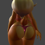 anthro big_breasts big_butt bikini_thong breasts butt clothing female solo swimwear walk_cycle telehypnotic activision crash_bandicoot_(series) tawna_bandicoot bandicoot mammal marsupial 1:1 3d_(artwork) animated digital_media_(artwork) no_sound short_playtime webm