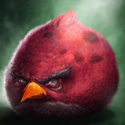 ambiguous_gender angry eyebrows feral fur looking_at_viewer raised_eyebrow realistic red_body red_fur simple_background solo toony sam_spratt angry_birds rovio_entertainment sega terence_(angry_birds) avian bird cardinal_(bird) northern_cardinal oscine passerine 1:1 detailed low_res male_(lore)