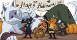 alternate_costume alternative_fashion anthro blep blue_eyes clothed clothing clothing_swap cornucopia female feral fluffy food fruit group happy holidays leaf male male/female melee_weapon plant pumpkin rapier red_eyes sickle size_difference smile sword text tongue tongue_out weapon ultimatellurker dreamworks halloween puss_in_boots_(franchise) death_(puss_in_boots) gingerbread_man_(shrek) kitty_softpaws perrito_(puss_in_boots) puss_in_boots_(dreamworks) canid canine canis chihuahua domestic_cat domestic_dog felid feline felis mammal tabby_cat toy_dog tuxedo_cat wolf english_text hi_res