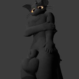 animal_genitalia anthro balls becoming_erect big_balls big_sheath black_body bodily_fluids bouncing_balls clenching_balls digitigrade erection fully_sheathed fur genital_fluids genitals grey_body grey_sheath holding_arm huge_balls leaking_precum male notched_ear nude nude_anthro nude_male penis pink_penis pleased_expression pose precum sheath sheathed_tapering_penis solo tapering_penis throbbing throbbing_balls throbbing_penis tongue tongue_out yellow_eyes fishtacosad leo_(fishtacosad) domestic_cat felid feline felis mammal 2025 3d_(artwork) 3d_animation animated digital_media_(artwork) pinup short_playtime video