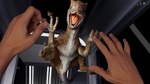 ambiguous_gender anthro duo feral first_person_view pounce sprucethedeer dinosaur dromaeosaurid human mammal prehistoric_species reptile scalie theropod rendered 16:9 3d_(artwork) digital_media_(artwork) widescreen