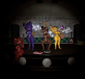 anthro box container female food group machine nude pizza pizza_box pose stage cryptiacurves_(modeler) five_nights_at_freddy's fredina's_nightclub scottgames bonfie_(cryptiacurves) bonnie_(fnaf) chica_(fnaf) chiku_(cryptiacurves) fexa_(cryptiacurves) foxy_(fnaf) freddy_(fnaf) frenni_(cryptiacurves) animatronic avian bear bird canid canine chicken fox galliform lagomorph leporid mammal phasianid rabbit robot