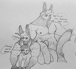 abs anal anal_penetration anthro balls biceps big_balls big_dom_small_sub big_penis bodily_fluids cum cum_in_ass cum_inside cum_on_balls cum_while_penetrated dominant duo ejaculation erection from_behind_position fur genital_fluids genitals humanoid_genitalia humanoid_penis male male/male male_penetrated male_penetrating male_penetrating_male muscular muscular_anthro muscular_male nipples nude pecs penetration penis sex size_difference sweat text vein veiny_penis lewd_bunnie humanoid lagomorph leporid mammal rabbit english_text hi_res monochrome traditional_media_(artwork)