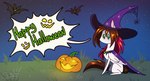 chibi female feral food fruit halloween2024 happy_halloween holidays magic_user night omg plant pumpkin solo star tired wings witch sunny_way friendship_is_magic halloween hasbro my_little_pony mythology sunny_way_(character) arachnid arthropod bat equid equine horse mammal mythological_creature mythological_equine pegasus pony spider digital_media_(artwork) hi_res