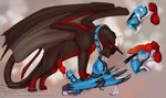 2_horns 4_toes 5_fingers animal_genitalia ass_up ball_lick balls barely_visible_pawpads black_body black_claws black_fur black_horn black_mane black_scales blue_body blue_hair blue_scales blush bodily_fluids brown_body brown_fur claws countershade_neck countershade_tail countershade_torso countershading cum cum_in_mouth cum_in_throat cum_inside cum_on_penis cum_string curved_horn cutaway deep_throat digitigrade disembodied_penis duo eyes_closed face_mounting feet fellatio female female_penetrated feral feral_on_feral feral_penetrated feral_penetrating feral_penetrating_feral finger_claws fingers folded_wings fur genital_fluids genitals glans green_eyes grey_body grey_membrane grey_scales hair half-closed_eyes highlights_(coloring) horn irrumatio knot knotting larger_feral larger_male licking looking_at_another looking_at_partner male male/female male_penetrating male_penetrating_female mane membrane_(anatomy) membranous_wings multicolored_body multicolored_fur multicolored_scales narrowed_eyes one_leg_up open_mouth oral oral_knotting oral_penetration penetration penile penis penis_in_mouth penis_on_face penis_on_head pink_tongue pussy quadruped raised_leg raised_tail red_balls red_body red_countershading red_eyes red_feet red_fur red_hands red_highlights red_penis red_scales red_sheath ridged_penis scales sex sheath side_view size_difference smaller_female smaller_feral smile standing_on_another straight_horn subscribestar_logo tail tail_around_neck text toes tongue tongue_out two_tone_body two_tone_fur vaginal_fluids ventral_scales white_body white_claws white_countershading white_highlights white_horn white_inner_ear white_mane white_scales wings icy-marth mythology subscribestar daedalus_vindryal semura_(character) canid canine dragon felid feline furred_dragon furred_scalie hybrid mammal mythological_creature mythological_scalie scalie 2023 artist_name url