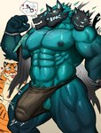 2024 3_heads abs anthro anthro_on_anthro areola balls barazoku biceps big_balls big_bulge big_muscles big_penis blep blush bodily_fluids bulge canid canid_demon canine cerberus cerberus_(fortnite) claws clothed clothing deltoids demon detailed_bulge duo emanata epic_games erection erection_under_clothing european_mythology eyebrows felid fortnite fur gender_symbol gender_symbol_penetration genital_outline genitals glistening glistening_body greek_mythology heart_symbol hellhound hi_res huge_balls huge_bulge huge_muscles huge_penis huge_thighs humanoid_genitalia humanoid_penis kemono looking_at_another male male/male male/male_symbol male_symbol mammal miazuma_shouki motion_lines multi_head muscular muscular_anthro muscular_male mythological_canine mythological_creature mythology navel nipples obliques open_mouth open_smile oscar_(fortnite) pantherine pecs penis penis_base penis_outline pictographics quads serratus sexuality_symbol simple_background smile solo_focus speech_bubble standing sweat symbol tenting thick_thighs thong thong_only tiger tongue tongue_out topless topless_anthro topless_male tuft underwear underwear_only vein white_background