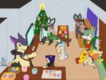 ambiguous_gender anthro berry christmas_tree controller cuddling egg feral food fruit gaming group holidays hondew_berry large_group mago_berry magost_berry nomel_berry oran_berry payapa_berry pecha_berry plant poke_puff pokemon_berry pokemon_egg pregnant razz_berry sitrus_berry tree syngie christmas nintendo pokemon fenderquil slate_(syngie) synge eeveelution flareon generation_1_pokemon generation_2_pokemon generation_5_pokemon generation_6_pokemon generation_7_pokemon hybrid_pokemon noivern pokemon_(species) quilava salazzle serperior umbreon 4:3 absurd_res digital_drawing_(artwork) digital_media_(artwork) flat_colors hi_res