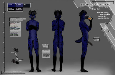 4_toes alcohol anthro beverage circumcised claws erection feet flaccid genitals male nude penis plantigrade solo text toes vxserenade amon_wilnacht hyena mammal 2015 english_text hi_res model_sheet