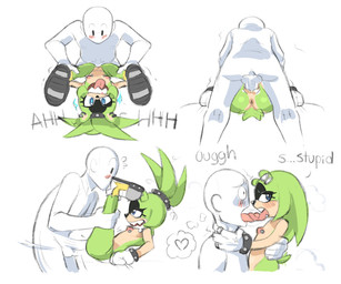 anthro anthro_penetrated anus balls black_body blush butt clothing duo erection female female_penetrated footwear footwear_only french_kissing genitals green_body green_hair hair heart_symbol human_on_anthro human_penetrating human_penetrating_anthro interspecies kissing male male/female male_penetrating male_penetrating_female mostly_nude multicolored_body nipple_piercing nipples nude open_mouth open_smile penetration penile penile_penetration penis penis_in_vagina piercing sex shoes shoes_only simple_background smile tan_body tongue tongue_out tongue_wrap vaginal vaginal_penetration vulva young young_anthro young_female marinalfirst idw_publishing sega sonic_the_hedgehog_(comics) sonic_the_hedgehog_(idw) sonic_the_hedgehog_(series) surge_the_tenrec afrosoricid human mammal tenrec 2026 6:5 absurd_res hi_res