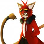 bell brown_fur cat collar eyewear feline fluff freckles fur goggles hair jacket male mammal mordecai petkitten piercing red_hair red_jacket smile yellow_eyes young
Rating: Safe
Score: 0
User: PetKitten
Date: January 15, 2014