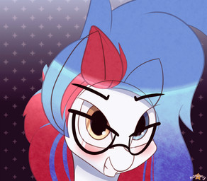 ambiguous_gender eyewear feral glasses heterochromia looking_at_viewer open_mouth pattern_background simple_background solo tongue tongue_out n0nnny hasbro my_little_pony beatbreaker_(oc) fan_character earth_pony equid equine horse mammal pony 2019 2d_animation animated animated_gif frame_by_frame hi_res short_playtime