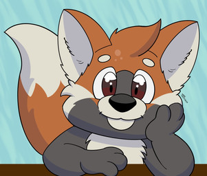 anthro chibi dewi male solo toony rakunboy02 ailurid mammal red_panda digital_media_(artwork)