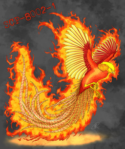 ambiguous_gender avian_feet feathered_wings feathers feral fire flaming_body flaming_feathers flaming_tail flaming_wings flying front_view long_tail red_body red_feathers side_view solo spread_wings striped_feathers tail tail_feathers text three-quarter_view unusual_anatomy unusual_wings white_body white_feathers white_tail wings yellow_body yellow_feathers chimericecho european_mythology greek_mythology mythology scp_foundation scp-8002-1 avian mythological_avian mythological_bird mythological_creature mythological_firebird phoenix 2025 absurd_res character_name clip_studio_paint_(artwork) colored digital_media_(artwork) digital_painting_(artwork) english_description full-length_portrait hi_res painting_(artwork) portrait shaded