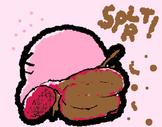 ambiguous_gender ambiguous_pooping black_outline clothing enjoying_the_go eyes_closed feces feces_blowout outline panties pink_body pink_clothing pink_panties pink_underwear pooping scatplay smile soiled_panties soiled_underwear soiling soiling_panties soiling_underwear solo sound_effects underwear pincoosh kirby_(series) nintendo kirby waddling_head 2d_animation animated digital_media_(artwork) wigglypaint_(artwork)
