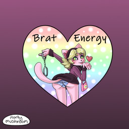 accessory anthro blonde_hair blowing_kiss bottomwear clothed clothing cuff_(restraint) female green_eyes hair hair_accessory hairband handbag handcuffs heart_symbol lips looking_at_viewer looking_back metal_cuffs panties pattern_bottomwear pattern_clothing pattern_panties pattern_underwear pink_body restraints simple_background solo striped_bottomwear striped_clothing striped_panties striped_underwear stripes tail teasing teasing_viewer text underwear upskirt mortimer_todd lyra_croffet_(sinfulwalpurrgis) domestic_cat felid feline felis mammal 1:1 2020 digital_media_(artwork) english_text low_res signature