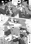 anthro bandai_namco comic dialogue domestic_cat duo erection felid feline felis fellatio genitals greyscale hi_res japanese_text king_of_sorrow kissing klonoa klonoa_(series) licking male male/male male_penetrated male_penetrating male_penetrating_male mammal monochrome oral oral_penetration penetration penile penis penis_lick sex shaolin_bones text tongue tongue_out translated