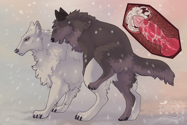 age_difference animal_genitalia animal_penis bodily_fluids brown_body brown_fur canine_genitalia canine_penis cervical_penetration cervix cum cum_in_uterus cum_in_vagina cum_inside duo erection eyes_closed female female_penetrated feral feral_on_feral feral_penetrated feral_penetrating feral_penetrating_female feral_penetrating_feral from_behind_position fur genital_fluids genitals internal intraspecies knot knotted_penis knotting leg_on_thigh male male/female male_penetrating male_penetrating_female open_mouth paws penetration penile penile_penetration penis sex simple_background son_cumming_in_mother tail uterus vaginal vaginal_knotting vaginal_penetration white_body white_fur yellow_eyes impergator balto_(series) universal_studios aniu_(balto) balto canid canine canis hybrid mammal wolf wolfdog 2025 digital_drawing_(artwork) digital_media_(artwork) hi_res incest_(lore) mother_(lore) mother_and_child_(lore) mother_and_son_(lore) parent_(lore) parent_and_child_(lore) parent_and_son_(lore) son_(lore)