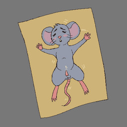 anthro balls blush genitals glue_trap male moan mouse_ears mouse_tail mouse_trap orgasm orgasm_face penis shy solo spread_legs spreading struggling stuck tail trap_(contrivance) kittensnuff mammal murid murine rodent 1:1 trans_(lore)