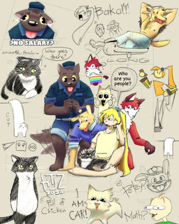ambiguous_gender anthro female group male solo text valken_holmes baldi's_basics_in_education_and_learning dog_man_(series) garn47 girls_last_tour puzzleheads the_werecleaner akita_neru baldi_(baldi's_basics) blu_(puzzleheads) car_(garn47) dog_man_(character) gryn_(puzzeheads) jhon_(jhon's_story) kyle_(the_werecleaner) nuko/cut/soft_(girls_last_tour) rhett_(puzzleheads) alien canid canine canis felid feline fox human mammal wolf 4:5 absurd_res character_request english_text hi_res meme sketch watermark