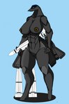 a-12 aircraft anthro big_breasts big_butt breasts butt f-12 female huge_butt huge_thighs machine missile muscular muscular_female solo sr-71_blackbird thick_thighs vehicle yf-12 ka-50blackshark aircraft_humanoid humanoid living_aircraft living_machine living_vehicle hi_res