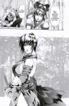 big_breasts breasts duo female male ninja samurai spirits text vaginal warrior lucretia snk shiki comic english_text greyscale hi_res monochrome