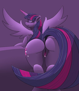 2014 anthro anus back_turned bent_over butt cutie_mark equine female friendship_is_magic fur gear_(artist) hair horn mammal my_little_pony purple_eyes purple_fur purple_hair purple_theme pussy smile solo twilight_sparkle_(mlp) winged_unicorn wings
Rating: Explicit
Score: 40
User: lemongrab
Date: April 10, 2014