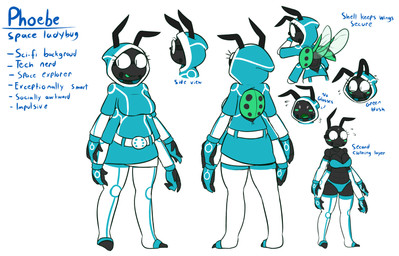 4_arms antennae_(anatomy) anthro armwear black_antennae black_body black_exoskeleton black_eyes blue_armwear blue_bra blue_clothing blue_gloves blue_handwear blue_hoodie blue_legwear blue_panties blue_topwear blue_underwear blush bodily_fluids bra breasts clothed clothing dot_eyes exoskeleton eyewear female fingerless_gloves front_view fully_clothed glasses gloves green_body green_exoskeleton handwear hoodie insect_wings legwear looking_away mandibles medium_breasts multi_arm multi_limb multiple_angles open_mouth panties rear_view side_view simple_background simple_eyes smile solo standing sweat sweatdrop text toeless_legwear topwear underwear white_background white_clothing white_eyes white_legwear wings felino phoebe_(felino) arthropod beetle cucujoid insect ladybug 2022 absurd_res english_text hi_res