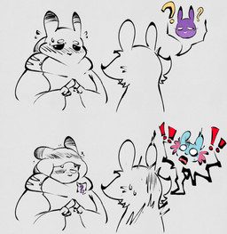 3_fingers ambiguous_gender colored_in embarrassed endosoma fangs fingers fully_inside open_mouth oral_vore overweight partially_inside prey_in_mouth relaxed_expression safe_vore semi-anthro slightly_chubby surprised teeth vore smc_acc rain_world videocult rivulet_(rain_world) saint_(rain_world) spearmaster_(rain_world) aquatic fish hybrid shark slugcat hi_res line_art