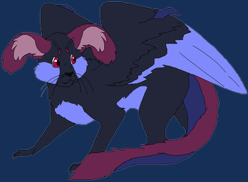 ambiguous_gender black_body black_feathers black_fur black_nose blue_body blue_feathers blue_fur feathers feral fur red_eyes simple_background solo standing transparent_background whiskers sebdoggo hybrid 2017 aliasing alpha_channel digital_drawing_(artwork) digital_media_(artwork) flat_colors full-length_portrait microsoft_paint_(artwork) portrait