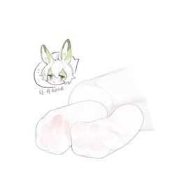 anthro bangs bent_legs blush blush_lines close-up clothing countershade_face countershade_fur countershading embarrassed eyebrows feet floating_head foot_fetish foot_focus fur green_body green_eyes green_fur hair kemono leggings leggings_only legs_together legwear legwear_only looking_away lying male multicolored_body multicolored_ears multicolored_fur open_mouth pantyhose pawpads pink_pawpads shy simple_background sock_fetish solo speech_bubble stockings text translucent translucent_clothing translucent_leggings translucent_legwear translucent_pantyhose translucent_stockings two_tone_body two_tone_ears two_tone_fur white_background white_body white_clothing white_eyebrows white_fur white_hair white_inner_ear white_leggings white_legwear white_pantyhose white_stockings young emolga_1 lagomorph leporid mammal rabbit 1:1 absurd_res chinese_text hi_res portrait