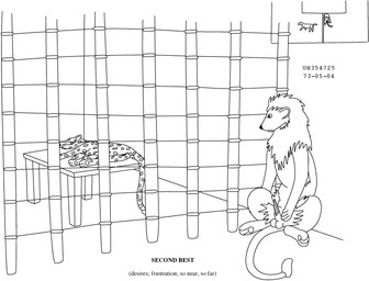 angry anus balls duo erection female feral frustrated fur genitals high-angle_view lying male mane markings on_side penis sexual_frustration sitting spots spotted_body spotted_fur tail text urbanhermit felid lion mammal pantherine 1973 20th_century ancient_art black_and_white dated monochrome