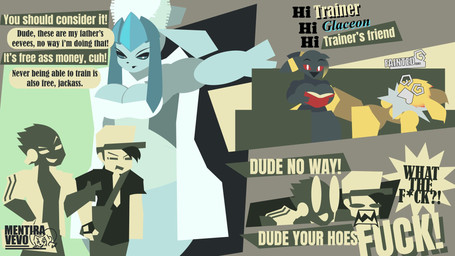 after_sex anthro big_breasts book breasts dazed dialogue drained female gesture group hand_gesture humor lying male male/female pointing profanity speech_bubble text mentiravevo nintendo pokemon fan_character eeveelution generation_1_pokemon generation_2_pokemon generation_4_pokemon glaceon human jolteon mammal pokemon_(species) umbreon 16:9 comic digital_drawing_(artwork) digital_media_(artwork) english_text hi_res widescreen