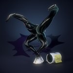 4_legs ambiguous_feral ambiguous_gender attack black_background black_body black_skin container cup faceless feral mid_transformation mug not_furry post-it_note raised_leg simple_background solo text ian_ng microsoft prey_(2017) alien typhon_(species) 1:1 2021 3d_(artwork) colored digital_media_(artwork) english_text hi_res shaded zbrush_(artwork)