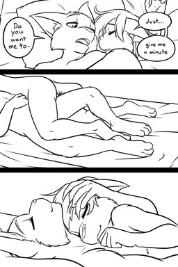 adolescent after_anal after_sex afterglow anthro bed breasts cowgirl_position cuddling dialogue duo eyes_closed female female_anthro from_front_position furniture male male/female male_anthro on_bottom on_top pillow sex sibling_incest side_boob speech_bubble straddling teeth text tongue young black-kitten sebastien_(black-kitten) serah_(black-kitten) felid feline lynx mammal 2025 2:3 comic english_text hi_res monochrome adult_(lore) brother_(lore) brother_and_sister_(lore) incest_(lore) sibling_(lore) sister_(lore) twincest_(lore) twins_(lore)