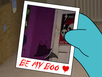 anthro bedroom bedroom_eyes blood blue_body blue_fur bodily_fluids clothing duo female fur hair hair_over_eye hands_behind_head heart_symbol holding_photo holding_picture holidays invisible lingerie loli looking_at_another male mature_female narrowed_eyes one_eye_obstructed parody photo pose seductive translucent translucent_clothing white_body young lincylover_(artist) cartoon_network the_amazing_world_of_gumball valentine's_day carrie_krueger gumball_watterson domestic_cat felid feline felis ghost mammal spirit 4:3 pinup
