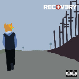 anthro clothing crown dark_color detroit facing_away_from_viewer footwear headgear highway hoodie jogging_pants low_effort male parody power_lines road road_sign shoes simple_background simple_coloring solo text topwear vest walking n64gamer124 eminem hip_hop parental_advisory recovery_(eminem) whiskey_(whiskeyding0) canid canine canis dingo mammal 1:1 absurd_res album_cover cover english_text hi_res