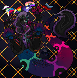 animal_genitalia anus bent_legs bulge demiromantic demiromantic_pride_colors demisexual_pride_colors detailed_bulge enbian female flag flag_(object) fully_sheathed genital_outline genitals horrorgender leg_markings legs_in_air legs_up lgbt_pride lying markings on_back polyamorous polyamory polyamory_pride_colors pouch_(anatomy) pride_color_accessory pride_color_flag pride_colors sheath sheath_outline solo spread_legs spreading tail tail_genitals tail_tuft tail_vulva tuft unusual_anatomy unusual_genitalia unusual_genitalia_placement unusual_tail unusual_vulva_placement vulva xenogender_pride_colors xenogender_symbol yonnixart lgbt_pride_month deziyonix alien shigarshil absurd_res hi_res xenogender_(lore)