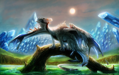 ambiguous_gender claws day detailed_background feral grey_body grey_scales membrane_(anatomy) membranous_wings orange_eyes outside scales sky solo standing sun tail wings hydlunn european_mythology mythology dragon mythological_creature mythological_scalie scalie western_dragon 2018 digital_media_(artwork) hi_res