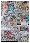 anal anal_penetration anthro barazoku black_nose blue_hair bodily_fluids bound brown_eyes chain chained chained_together comic_panel corruption cum cum_drip cum_in_ass cum_inside cum_on_face cum_on_penis demonic demonic_eyes dialogue dripping eye_scar facial_scar genital_fluids genitals green_eyes hair heterochromia iron_collar long_tongue male male/male masturbation pecs penetration penis purple_hair red_eyes ritual ritual_sex scar speech_bubble tongue tongue_out transformation transformation_through_sex dashthefox mythology sean_(vindico) yuri_(vindico) dragon felid hyena komodo_dragon lizard mammal monitor_lizard mythological_creature mythological_scalie pantherine reptile scalie absurd_res comic hi_res traditional_media_(artwork)