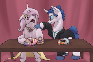 after_vore black_tie_(suit) bodily_fluids bone clothing crown death disposal duo hair headgear horn jewelry necklace open_mouth pellet pink_eyes pink_hair saliva skull suit tiara vore doesnotexist friendship_is_magic hasbro my_little_pony mythology fancypants_(mlp) fleur_de_lis_(mlp) rarity_(mlp) sassy_saddles_(mlp) equid equine mammal mythological_creature mythological_equine unicorn digital_media_(artwork) hi_res