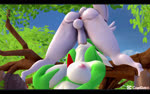 anus big_breasts big_butt big_penis blowjob_face breasts butt fellatio female female_penetrated femboy forest genitals green_body green_hair gynomorph hair hand_on_penis huge_breasts huge_butt huge_penis humanoid_genitalia humanoid_penis intersex looking_at_genitalia looking_at_penis looking_pleasured male male/female male_penetrating male_penetrating_female nipples not_furry nude nude_female oral oral_penetration penetration penile penis plant pseudo_clothing sex short_hair smooth_penis solo standing thick_thighs tree white_body white_hair white_penis mirkchill nintendo pokemon scorbunny_(bluejuicyjuice) warfare_gardevoir gardevoir generation_3_pokemon generation_8_pokemon humanoid lagomorph leporid mammal pokemon_(species) rabbit scorbunny 16:9 3d_(artwork) 3d_animation animated digital_media_(artwork) hi_res no_sound short_playtime webm widescreen