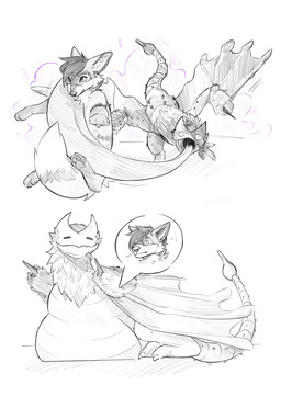 abdominal_bulge after_vore ambiguous_gender anthro before_and_after belly claws dazed duo feral fluffy fluffy_tail hair imminent_vore internal larger_pred long_tongue male open_mouth oral_vore paws pleased pleased_expression poison_gas predator/prey prehensile_tongue pulled_back pulled_in size_difference slightly_chubby smug smug_face soft_vore surprised swallowed swallowed_alive tail tongue tongue_grab tongue_out unwilling_prey vore willing_pred wings shoeshii capcom european_mythology monster_hunter mythology ferox_(feroxdoon) bird_wyvern canid canine dragon fox mammal mythological_creature mythological_scalie pukei-pukei red_fox scalie true_fox western_dragon wyvern absurd_res hi_res sequence sketch nonbinary_(lore)