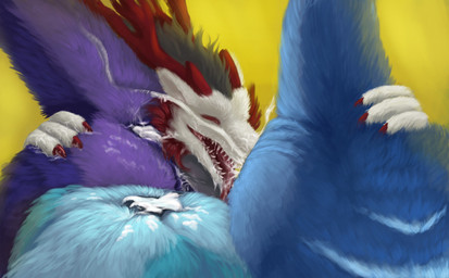 after_anal anal anal_penetration anus blue_anus blue_body blue_eyes blue_fur blue_vulva bodily_fluids butt claws cum cum_from_ass cum_in_ass cum_inside female feral fur genital_fluids genitals glowing group male male/female male_rimming_female oral penetration purple_anus purple_body purple_fur purple_vulva rimming sex vulva white_claws tenlina disney mythology raya_and_the_last_dragon amba_(ratld) pranee_(ratld) sisu_(ratld) dragon eastern_dragon mythological_creature mythological_scalie scalie
