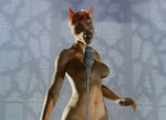 animal_genitalia animal_pussy anthro breasts canine_genitalia canine_pussy cropped_ears dancing electronics female genitals hair humor looking_at_viewer microphone music narrowed_eyes nude parody pussy rick_rolled silly solo tail dr_whooves_(artist) rick_astley_(music) untied_verbeger never_gonna_give_you_up rickroll dobermann_(untied_verbeger) rick_astley canid canine canis dobermann domestic_dog mammal pinscher 3d_(artwork) 3d_animation animated blender_(artwork) digital_media_(artwork) lol_comments meme short_playtime sound webm