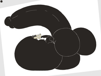 anthro antlers balls bedroom_eyes big_balls big_butt big_penis bottom_heavy bottomwear butt clothing curvy_figure eyewear featureless_feet feet femboy genitals geometric_background glasses hands_behind_head horn huge_balls huge_butt huge_penis humanoid_genitalia humanoid_penis hyper hyper_balls hyper_butt hyper_genitalia hyper_penis logo looking_at_viewer lying male narrowed_eyes on_back pants penis seductive simple_background smile smiling_at_viewer solo sweater text thick_thighs topwear turtleneck thatdawgmurray kakukaku_shikajika_(daihatsu_motors) deer mammal absurd_res aliasing artist_logo artist_name digital_media_(artwork) hi_res signature