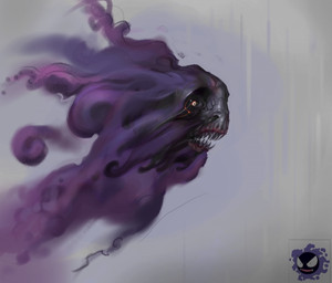 ambiguous_gender bone feral nightmare_fuel skull solo what_has_science_done arugeri nintendo pokemon gastly generation_1_pokemon ghost pokemon_(species) spirit undead