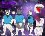 abstract_background animal_genitalia anthro bottomless bottomless_male clothed clothing erection facial_piercing front_view fully_sheathed fur furgonomics furry-specific_piercing genital_piercing genitals grey_body grey_fur humanoid_genitalia humanoid_penis male nipple_piercing nipples nose_piercing nose_ring open_mouth penis piercing rear_view ring_piercing sheath sheath_piercing teeth text tongue tongue_piercing topwear topwear_only white_body white_fur zephyrpanthur canid canine canis mammal wolf english_text hi_res model_sheet