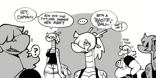 anthro antlers asking asking_another asking_how blowing_bubble_gum bubble bubble_gum candy chewing_gum clothed clothing competition_number conjoined_speech_bubble dessert dialogue ellipsis female food gum half-closed_eyes horn humor inflating jersey joke linked_speech_bubble motion_onomatopoeia narrowed_eyes nodding nodding_head number number_on_clothing number_on_jersey number_on_topwear number_print onomatopoeia print_clothing print_jersey print_topwear question question_mark questioning_tone scales shirt slightly_chubby sound_effects speech_bubble talking_to_another text topwear uniform wide_hips yes-no_question d._e._belton shyguy9 asian_mythology east_asian_mythology mythology bronx_(toxictoothpick) dragon eastern_dragon mythological_creature mythological_scalie scalie artist_name character_name english_text